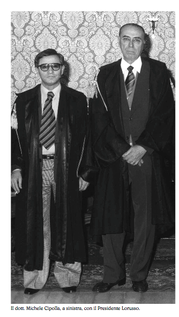 Il Dott. Michele Cipolla e il Presidente Lorusso